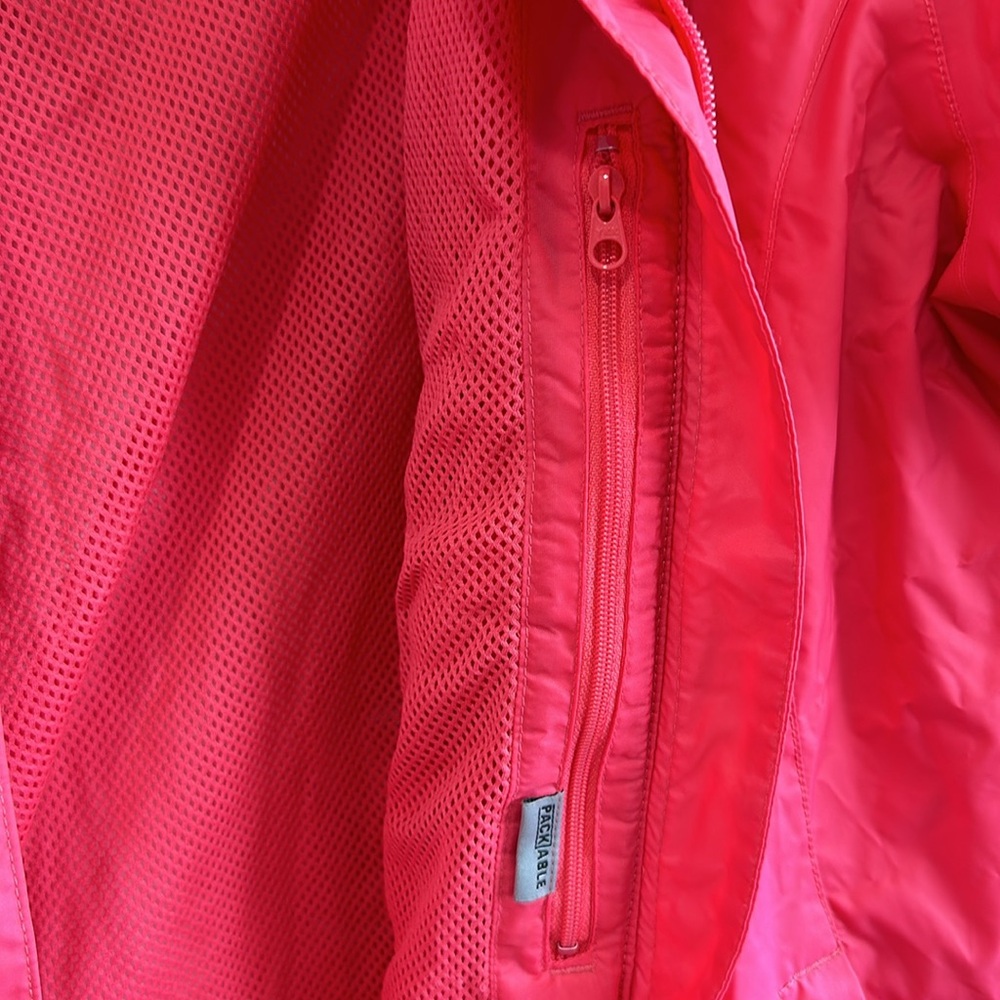 EUC Women’s Pink Columbia Omni Tech Waterproof Rain Jacket - Size 2X - Picture 4 of 8